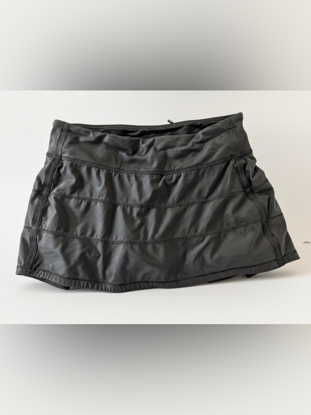 lululemon athletica Charcoal Gray Mini Skirt - Picture 2 of 7